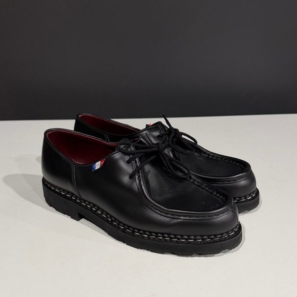 Paraboot Other - Paraboot Michael Classic Black Leather Men's Oxfords size 8 42 Lissie Noir Black